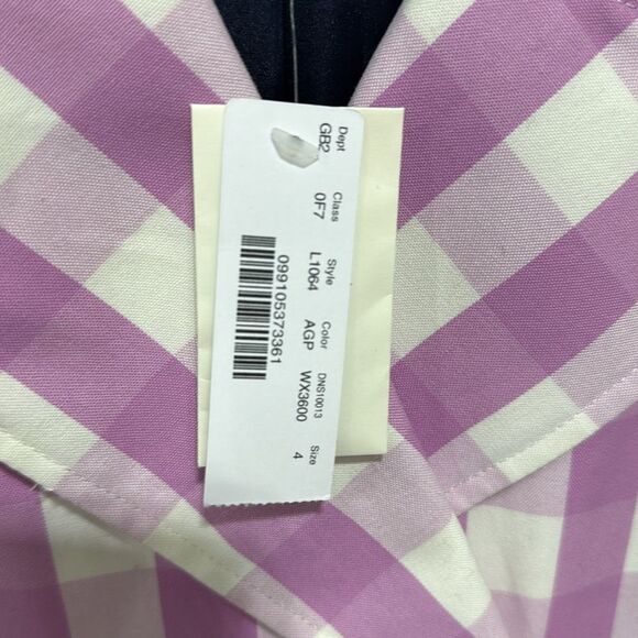 J CREW “Oversized Gingham” Trench Coat - Picture 6 of 7